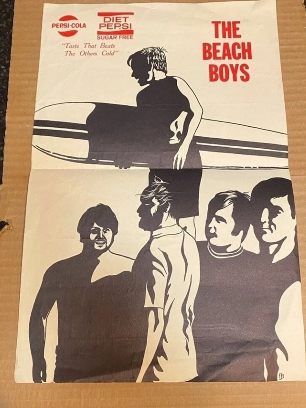 The Beach Boys 1969 Poster Original Collectible #thebeachboys #manhattancollege